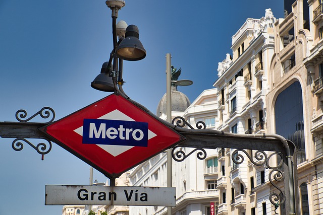 Estación Gran Vía del Metro de Madrid.